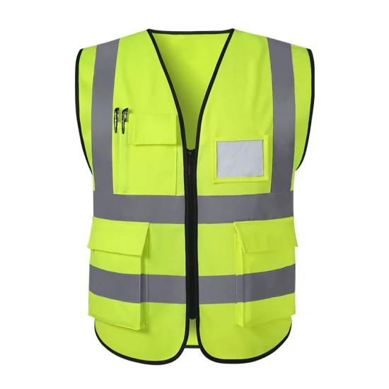 Gilet riflettente di sicurezza in tessuto poliestere 120 g/m²